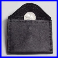 Leather Coin Switch Purse
